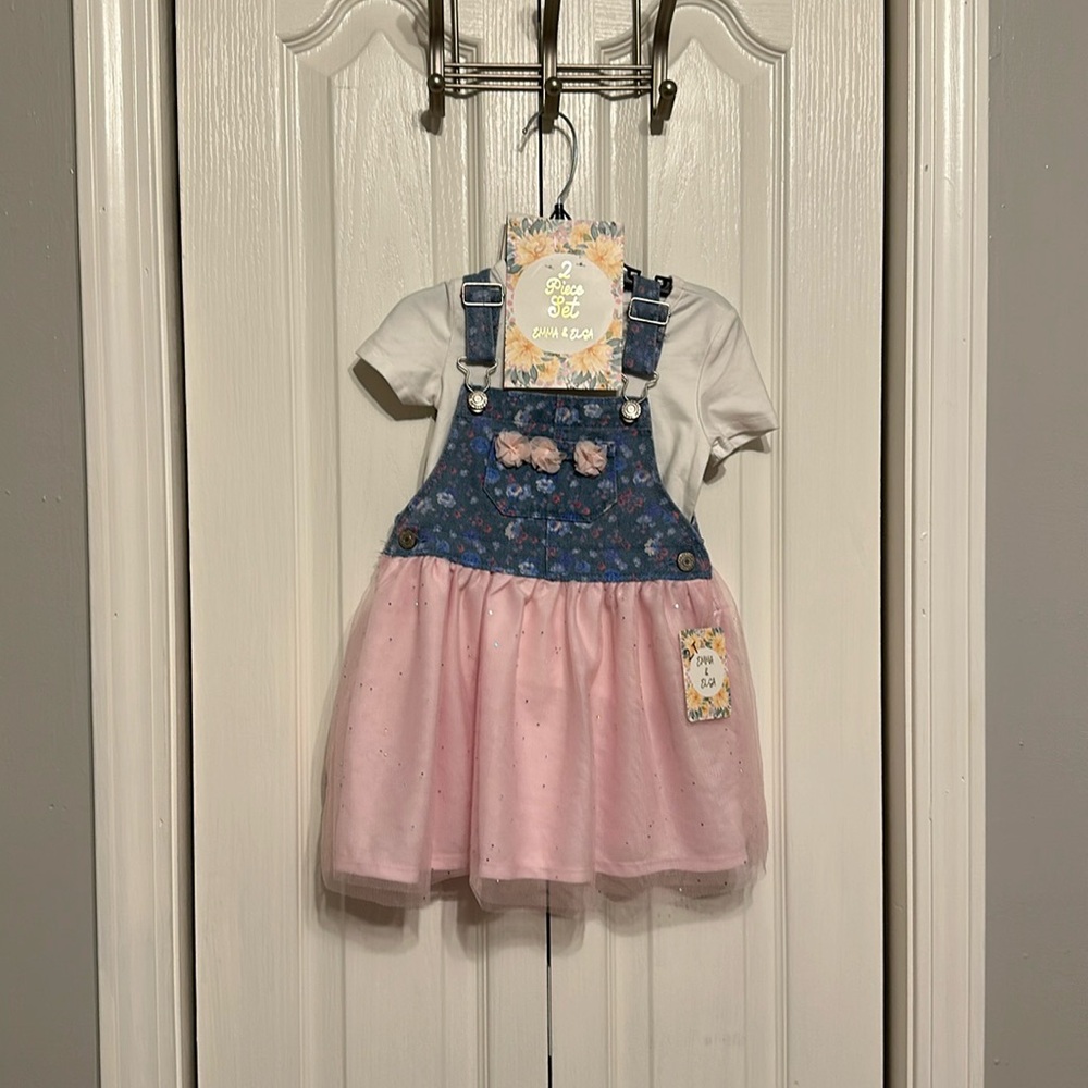 Emma and Elsa  size 2 T girls dress NWT